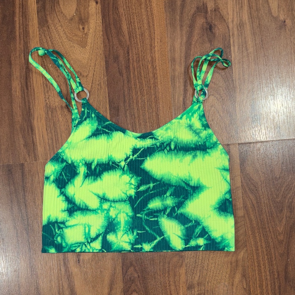 Bombshell Sportswear Neon Tie-Dye Sports Bra
